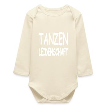Tanzen - Baby Organic Langarmbody - Natur - Vorne