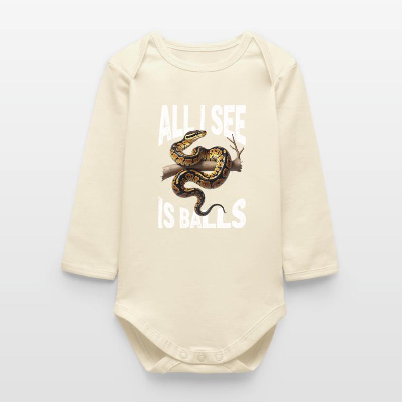 Python roi Serpents Amateurs de terrarium Python Body bébé manches longues biologique