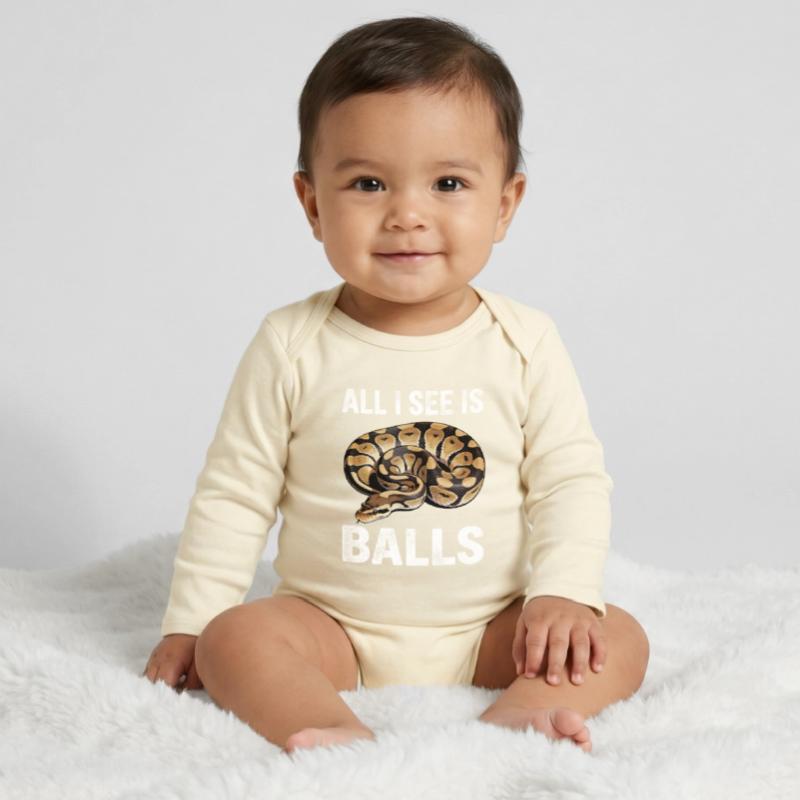 Python roi Serpents Amateurs de terrarium Python Body bébé manches longues biologique