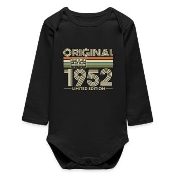 Original 1952 Limited Edition - Body bébé manches longues biologique - noir - Devant