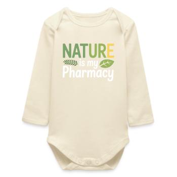 Pharmacie Clinique Biologique Certifiée - Body bébé manches longues biologique - écru doux - Devant