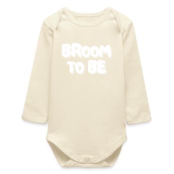 zukünftiger Besen - Baby Organic Langarmbody - Natur - Vorne