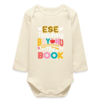 Geschenke für ESE-Lehrer - Baby Organic Langarmbody - Natur - Vorne