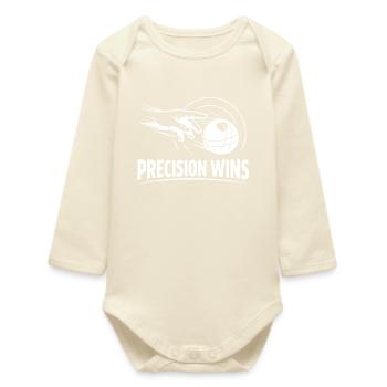 Boule Boccia Precision Wins Sport Hobby - Baby Organic Long-Sleeved Bodysuit - soft Ecru - Front