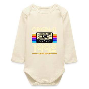 Original 1992 Legend Hits - Body bébé manches longues biologique - écru doux - Devant