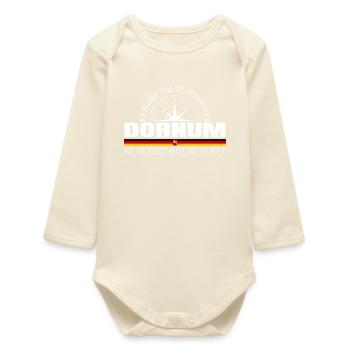 Dornum - Body bébé manches longues biologique - écru doux - Devant