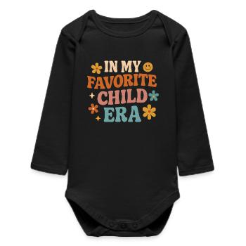 Dans l’humour de My Favorite Child Era Daughter Families - Body bébé manches longues biologique - noir - Devant