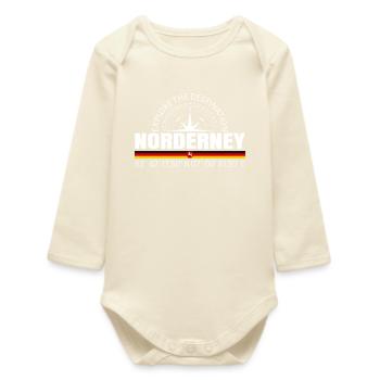 Norderney - Baby Organic Long-Sleeved Bodysuit - soft Ecru - Front