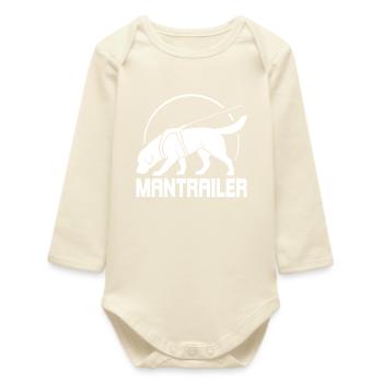 Labrador MANTRAILER Suchhunde Hunde Hund Wilsigns - Baby Organic Langarmbody - Natur - Vorne