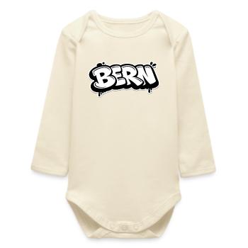 Bern Throwie - Baby Organic Long-Sleeved Bodysuit - soft Ecru - Front