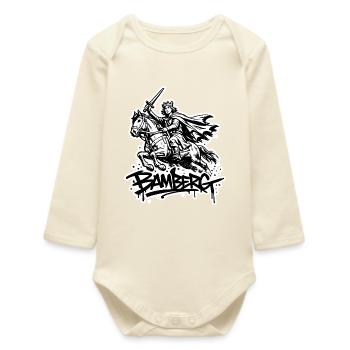 Bamberg Riders - Baby Organic Long-Sleeved Bodysuit - soft Ecru - Front