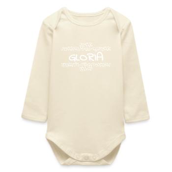 Baby Gloria - Baby Organic Langarmbody - Natur - Vorne