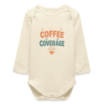 Head of the daycare center, head of the preschool - Baby Organic Long-Sleeved Bodysuit - soft Ecru - Front