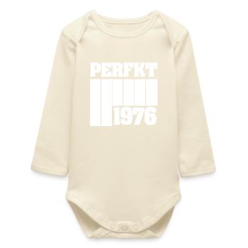 Unique 1976 - Baby Organic Long-Sleeved Bodysuit - soft Ecru - Front