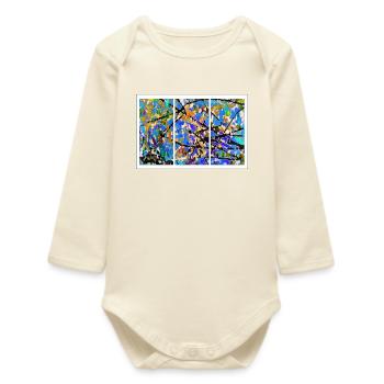 jshrsojujs - Body bébé manches longues biologique - écru doux - Devant