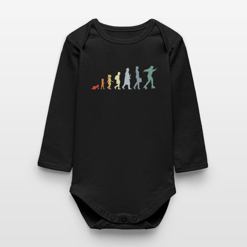Roller Skater Evolution Baby Organic Langarmbody