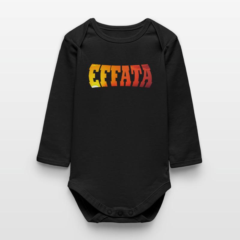 EFFATA Baby Organic Long-Sleeved Bodysuit