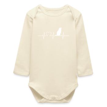 Marmots Groundhog - Baby Organic Long-Sleeved Bodysuit - soft Ecru - Front