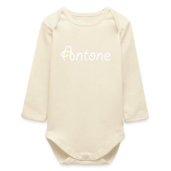 Antone - Body bébé manches longues biologique - écru doux - Devant