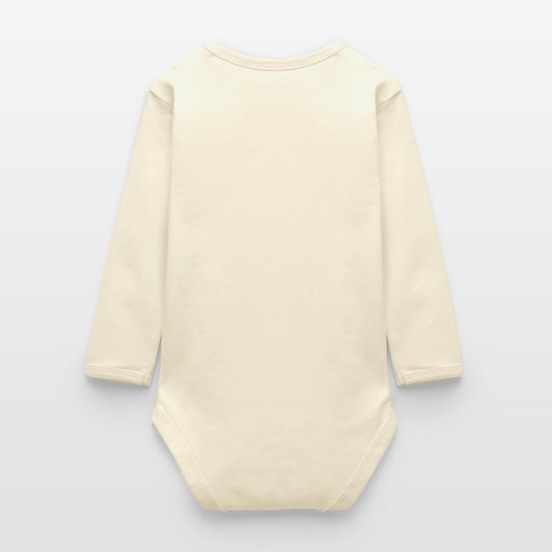 Eat Sleep Code Repeat – Coder Workflow Design Baby Organic Long-Sleeved Bodysuit