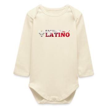 Eastern Bloc Latino Pole Poland White Eagle Gift - Baby Organic Long-Sleeved Bodysuit - soft Ecru - Front