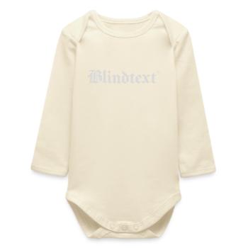Texte factice - Body bébé manches longues biologique - écru doux - Devant