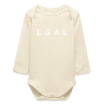 EGAL – Minimal Statement - Baby Organic Langarmbody - Natur - Vorne