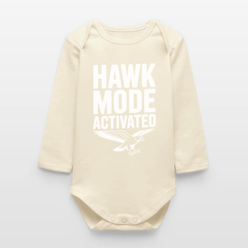 Hawk Mode Activated Baby Organic Long-Sleeved Bodysuit