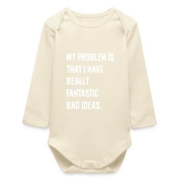 My problem - Baby Organic Langarmbody - Natur - Vorne
