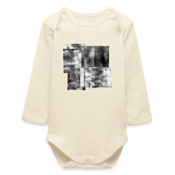 Ink Rolled - Baby Organic Long-Sleeved Bodysuit - soft Ecru - Front