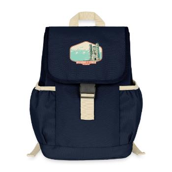 Illustration Broadwey Tower, Worcestershire - Kinder Recycelter Rucksack - Navy - Vorne