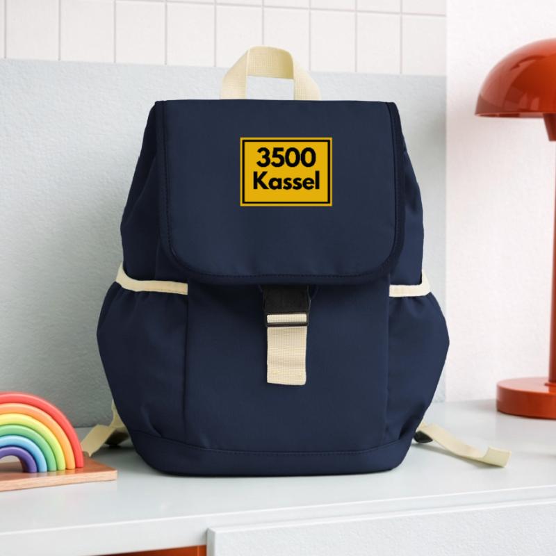 OLD POSTCODE POSTCODE RETRO 3500 KASSEL LÖWENSTADT Kids’ Recycled Backpack