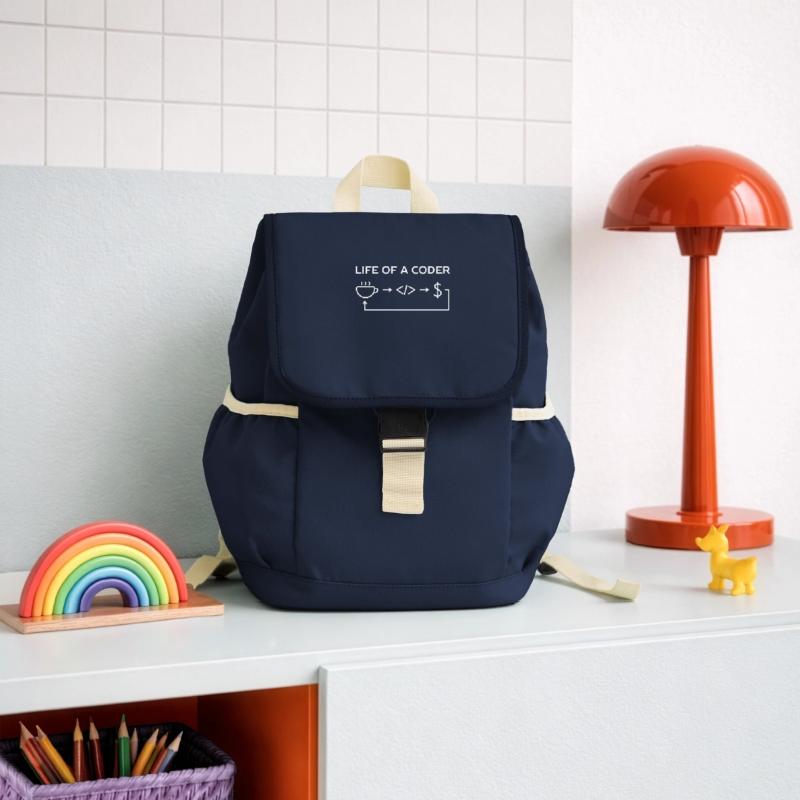 Kinder Recycelter Rucksack