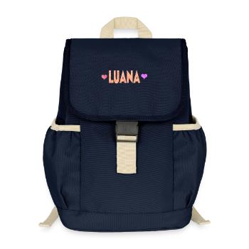 Luana - Kinder Recycelter Rucksack - Navy - Vorne