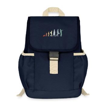 Trumpeter Life Cycle - Kids’ Recycled Backpack - navy - Front