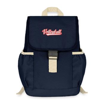 Volley-ball - Sac à dos enfant recyclé - bleu marine - Devant