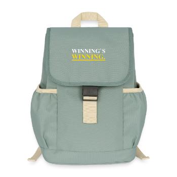 Winnings Winning - Kinder Recycelter Rucksack - Nebelgrün - Vorne
