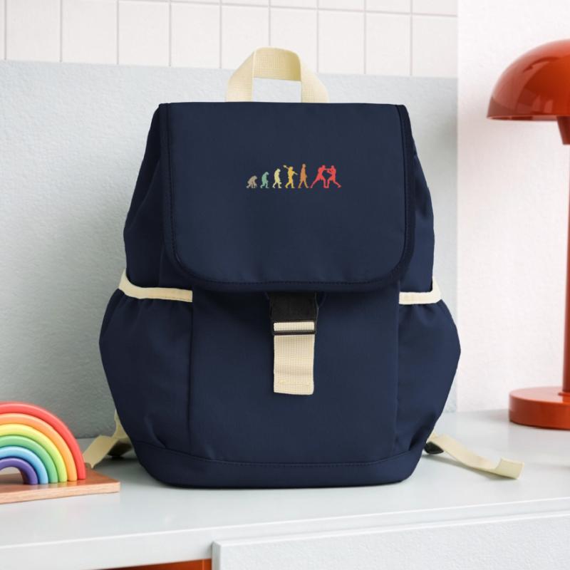 Boxing Evolution Boxing Development Rétro Sac à dos enfant recyclé
