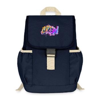 Crew - Kinder Recycelter Rucksack - Navy - Vorne