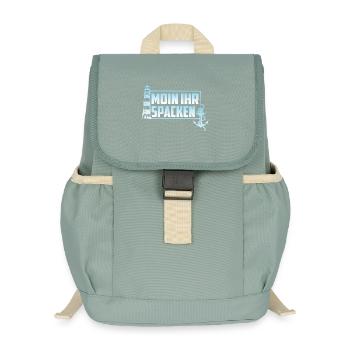 MOIN VOTRE SPACKEN - Sac à dos enfant recyclé - vert lichen - Devant