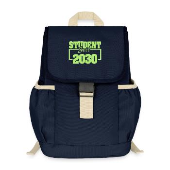 Student 2030 - Kinder Recycelter Rucksack - Navy - Vorne