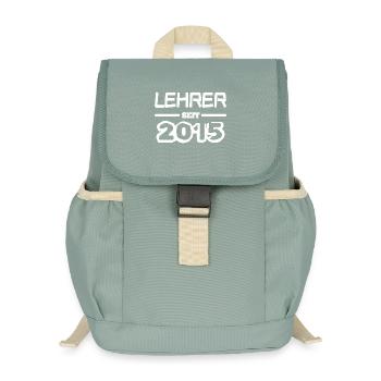 2015 - Kinder Recycelter Rucksack - Nebelgrün - Vorne