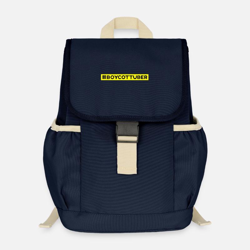 Boykott UBER - Kinder Recycelter Rucksack - Navy