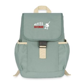 Evolution Skateboard - Kinder Recycelter Rucksack - Nebelgrün - Vorne