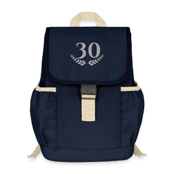 30 - Sac à dos enfant recyclé - bleu marine - Devant