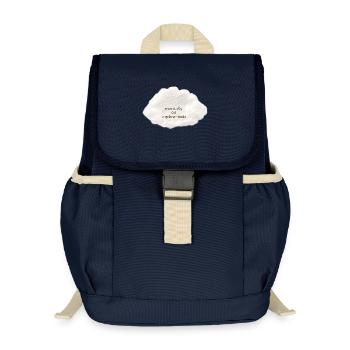 Mentaler Flugzeugmodus - Kinder Recycelter Rucksack - Navy - Vorne