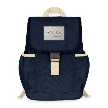 Bleib – bei dir selbst - Kinder Recycelter Rucksack - Navy - Vorne
