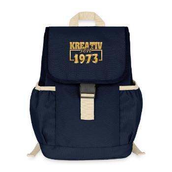 1973 - Kids’ Recycled Backpack - navy - Front