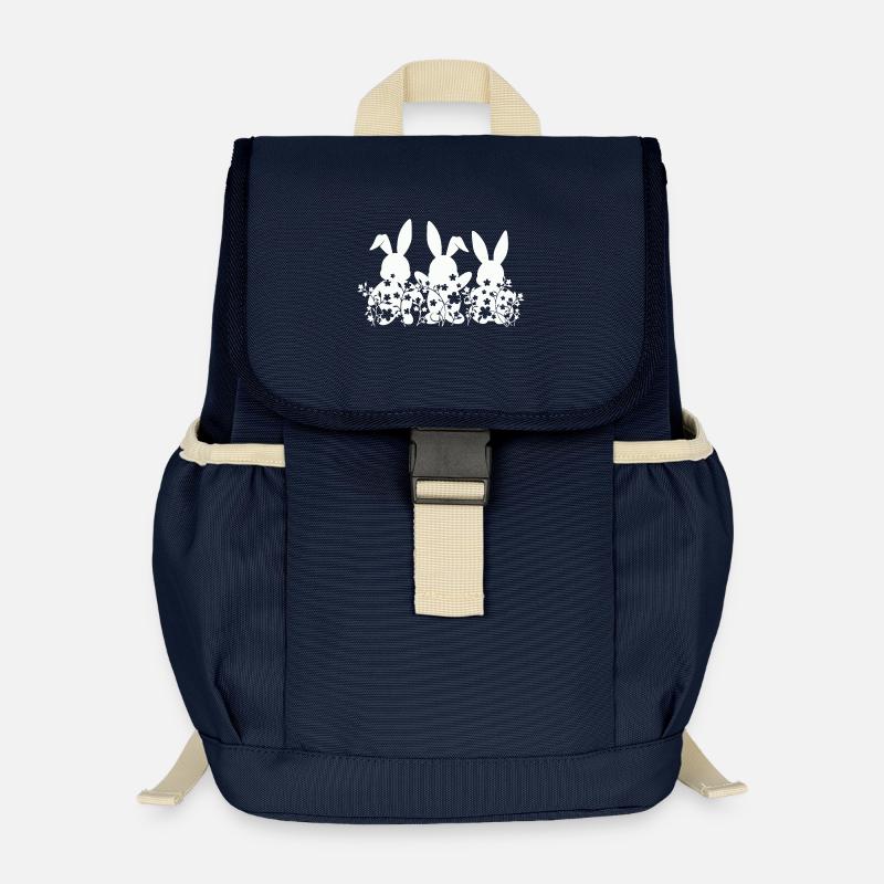 Easter Bunny - Kids’ Recycled Backpack - navy