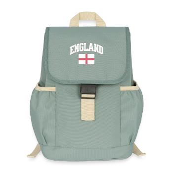 Football Anglais : Design sportif rétro - Sac à dos enfant recyclé - vert lichen - Devant